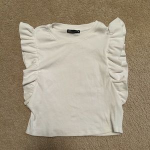 Zara ruffle top
